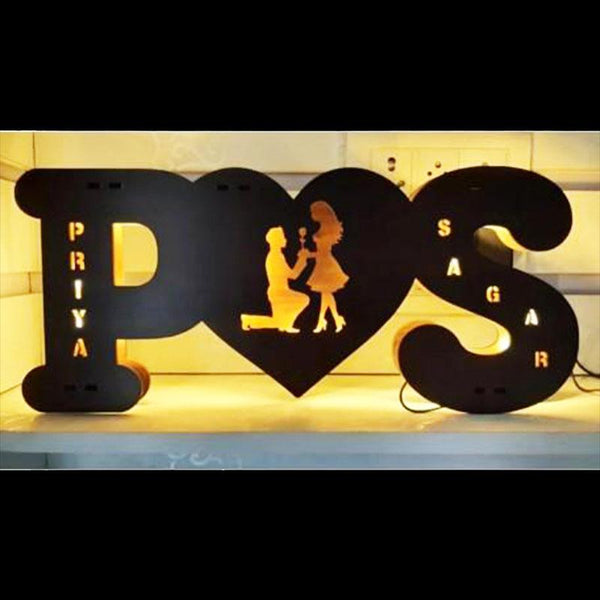 Alphabetic A TO Z Wooden Name Board